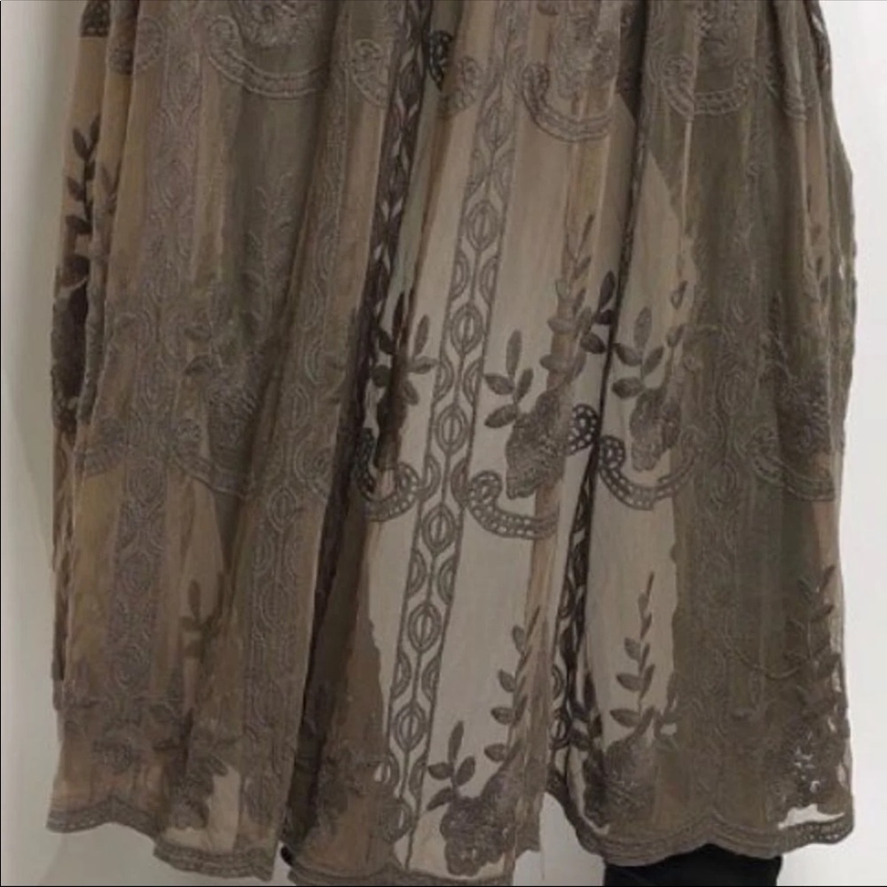 LAST ONE OLIVE LACE DUSTER KIMONO  (NOT BLACK - Picture 4 of 4